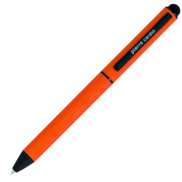 Logotrade promotional item picture of: Metal ballpoint pen, touch pen, soft touch CELEBRATION Pierre Cardin