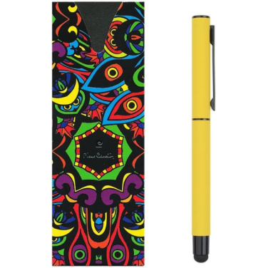 Logotrade promotional gift image of: Roller touch pen, soft touch CELEBRATION Pierre Cardin