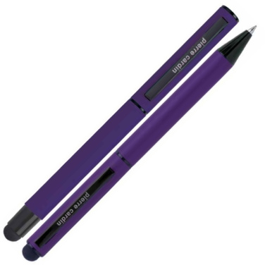 Logotrade promotional item image of: Writing set touch pen, soft touch CELEBRATION Pierre Cardin