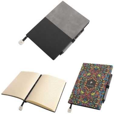 Logo trade business gifts image of: Notepad A5 & ballpoint pen REPORTER Pierre Cardin
