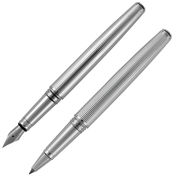 Logotrade promotional merchandise picture of: Writing set fountain pen & roller CHRISTOPHE Pierre Cardin