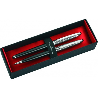 Logo trade promotional gifts picture of: Writing set ballpoint pen & fountain pen JACQUES Pierre Cardin