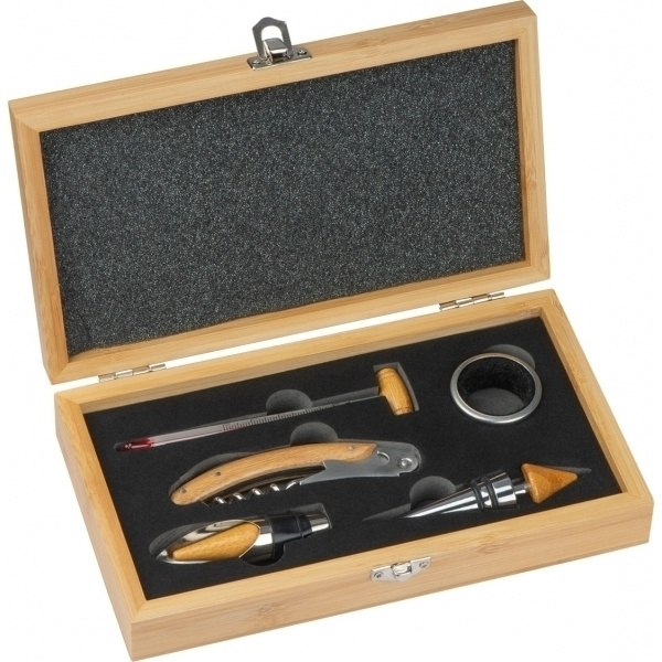 Logo trade promotional giveaways picture of: Wine set GROSSETO