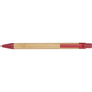 Logo trade corporate gifts picture of: Wheatstraw and bamboo ballpen HALLE