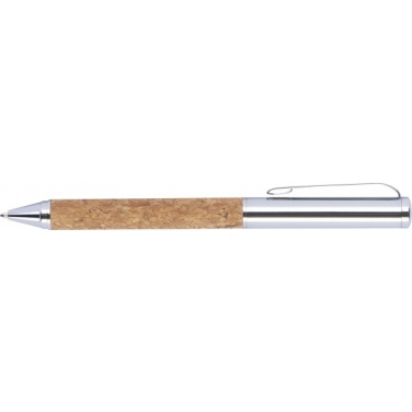 Logotrade promotional giveaways photo of: Twist-ballpen metal and cork LILLEHAMMER