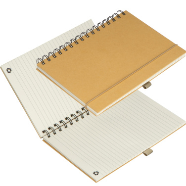 Logo trade advertising products picture of: Cardboard notebook SILKEBORG