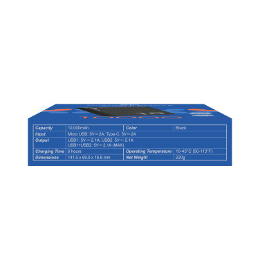 Logotrade advertising product image of: POWER BANK SILICON POWER GP15 10 000 MAH