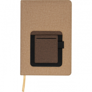 Logo trade promotional merchandise photo of: A5 notebook TILBURG