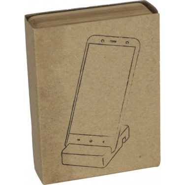 Logotrade promotional items photo of: Bamboo smartphone holder SAN SEBASTIAN