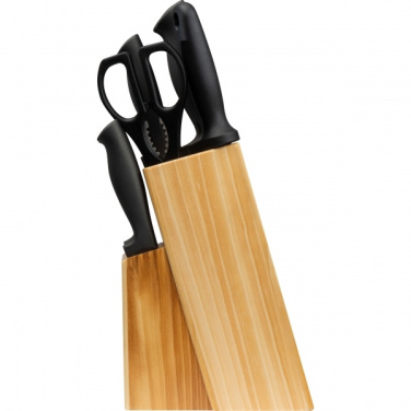 Logo trade promotional merchandise photo of: Knife block BERLIN