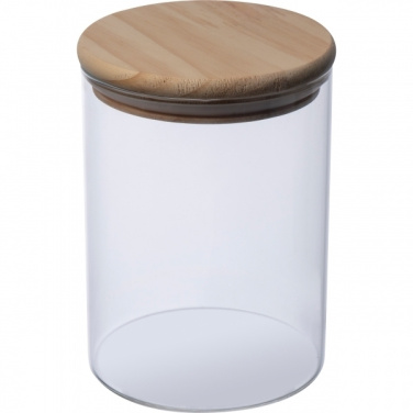 Logo trade business gift photo of: Pojemnik szklany OSAKA 700 ml