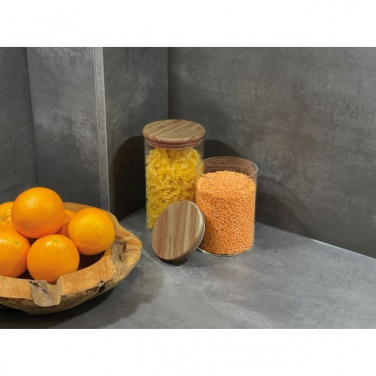 Logo trade promotional giveaway photo of: Borosilicate container ONTARIO 1000 ml