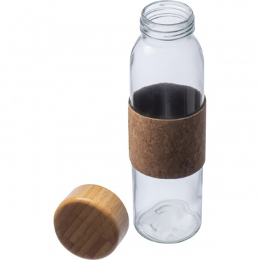 Logotrade business gift image of: Glass bottle SKOPJE 500 ml