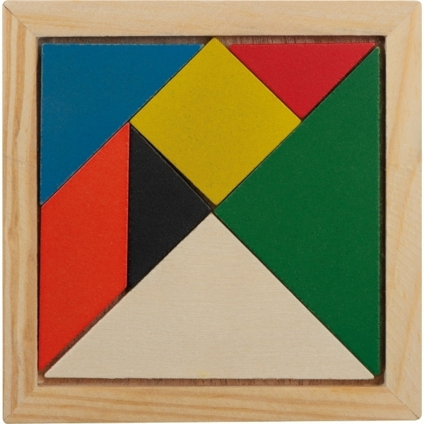 Logo trade advertising products image of: Wooden puzzle PORTO