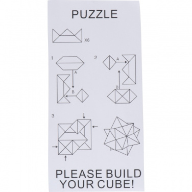 Logo trade promotional gifts picture of: Wooden puzzle TOULOUSE