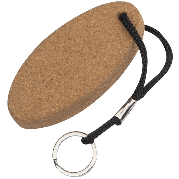 Logo trade advertising product photo of: Cork keyring ROSKILDE
