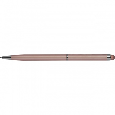 Logo trade promotional item photo of: Ball pen with touch function CATANIA