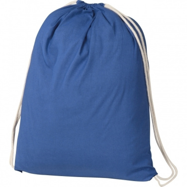 Logo trade promotional items image of: Cotton gym bag BUDAPEST