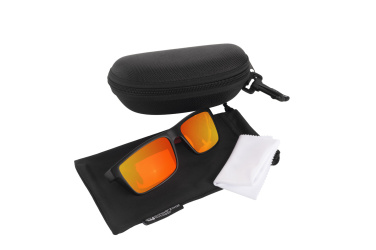 Logo trade promotional giveaways picture of: Sunglasses IRAVADI Schwarzwolf