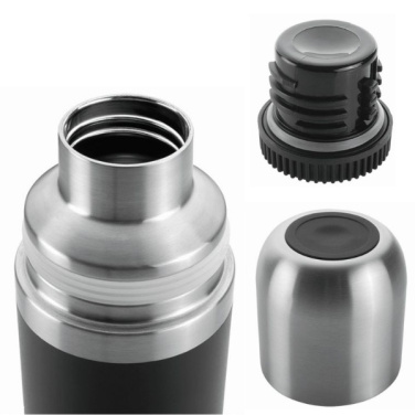 Logotrade promotional merchandise photo of: Vacuum bottle DINARA Schwarzwolf