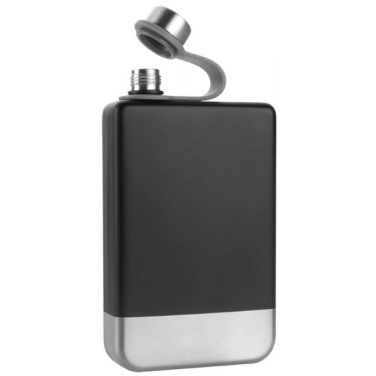 Logotrade promotional giveaway image of: Hip flask set TAHAT Schwarzwolf