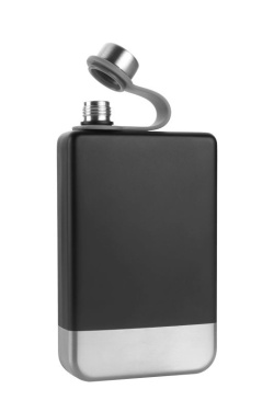 Logotrade promotional giveaway picture of: Hip flask HALTI Schwarzwolf