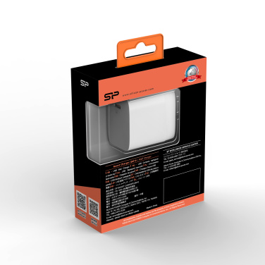 Logo trade promotional merchandise picture of: SILICON POWER BOOST CHARGER (US EU) QM10