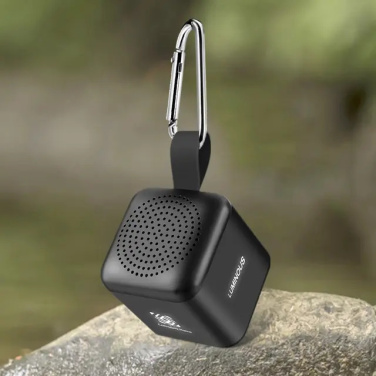 Logo trade promotional gift photo of: Mini speaker with enlighted logo for engraving