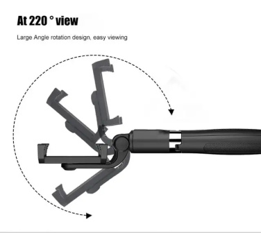 Logo trade advertising products picture of: Selfie stick with tripod, K06