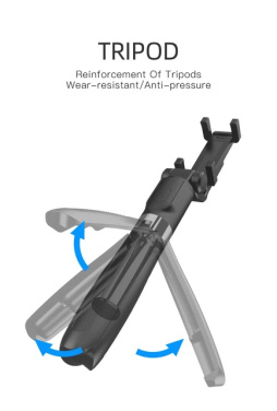 Logo trade corporate gift photo of: Selfie stick with tripod, K06