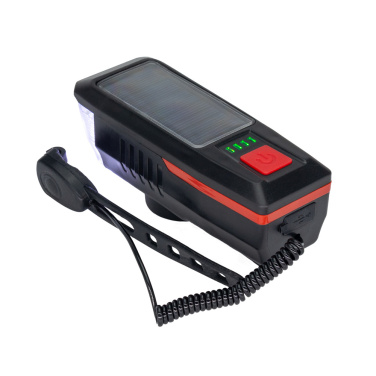 Logo trade corporate gifts image of: Solar bike light with horn, MC-5