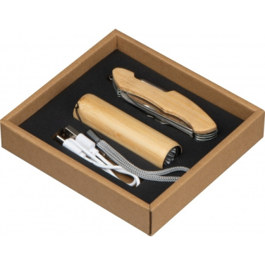 Logotrade promotional giveaway image of: Set Torch and pocket knife OLDHAM