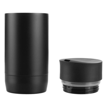 Logo trade promotional gifts picture of: Thermo mug ADRASAN 240 ml Schwarzwolf