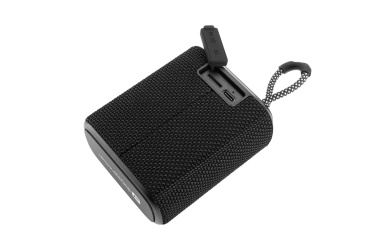 Logo trade corporate gifts image of: Waterproof bluetooth speaker HARDEOL Schwarzwolf