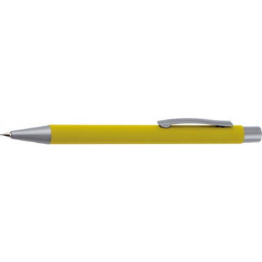 Logo trade advertising products image of: Mechanical pencil soft touch ANCONA