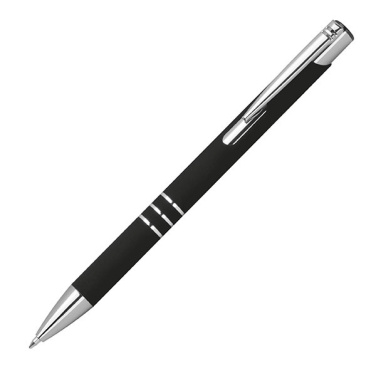 Logotrade promotional giveaway image of: Semi gel pen soft touch DUNMORE