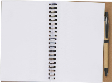 Logo trade corporate gifts image of: Spiral notebook Ravenna