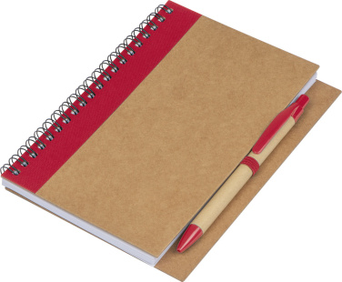 Logo trade promotional merchandise photo of: Spiral notebook Ravenna