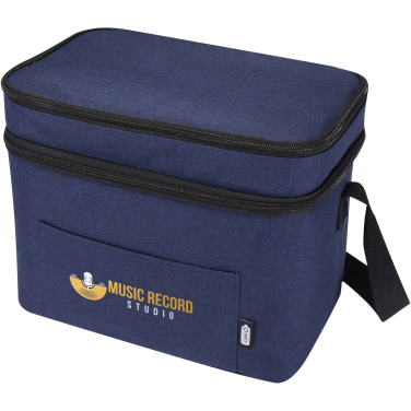 Logotrade business gift image of: Tundra GRS RPET double compartments cooler bag 13L