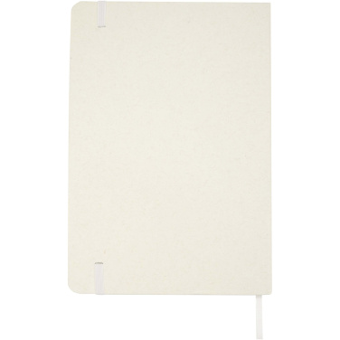 Logotrade promotional giveaway image of: Bass A5 recycled hard cover notebook with lined pages