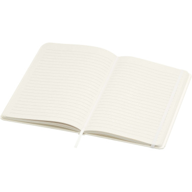 Logotrade promotional merchandise picture of: Bass A5 recycled hard cover notebook with lined pages