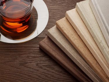 Logotrade promotional product picture of: Recycled Tea Notebook 209734000