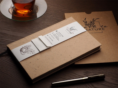 Logotrade promotional gift picture of: Recycled Coconut Notebook 209734100