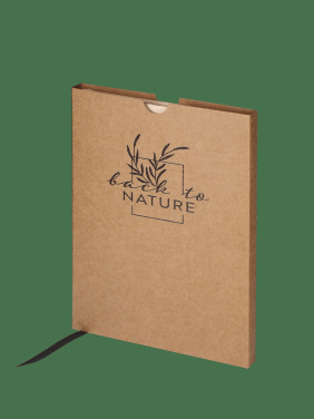 Logo trade business gifts image of: Recycled Hemp Notebook 209734300