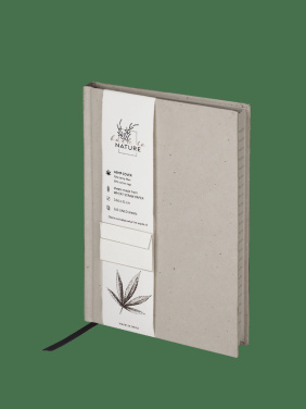 Logotrade corporate gift image of: Recycled Hemp Notebook 209734300