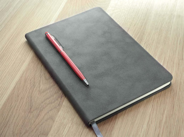 Logo trade promotional items image of: Magnetic notebook with a pen 124715100