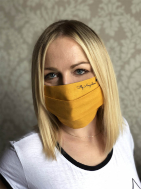 Logo trade promotional merchandise image of: MERCURE cotton face mask 139016500
