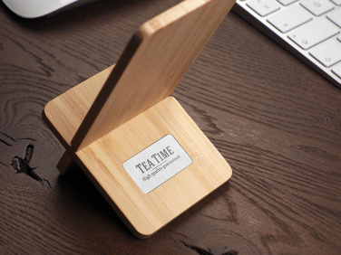 Logo trade corporate gifts picture of: Wooden telephone stand 1834292