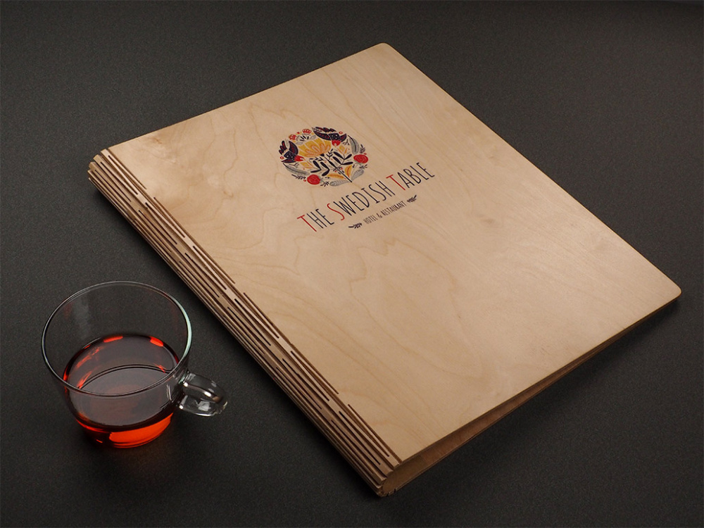 Logo trade business gifts image of: Menu cover 1106121