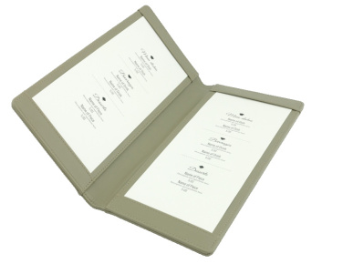 Logo trade business gifts image of: Menu cover 1062119